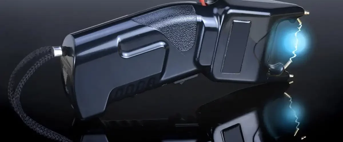 Stun guns for self-defense.